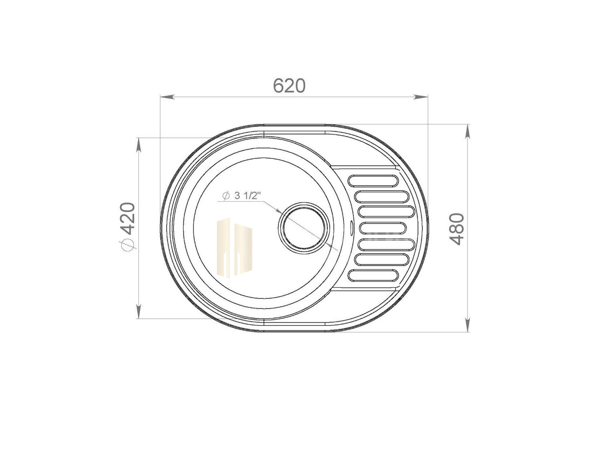 LEX Orta 620 Ivory