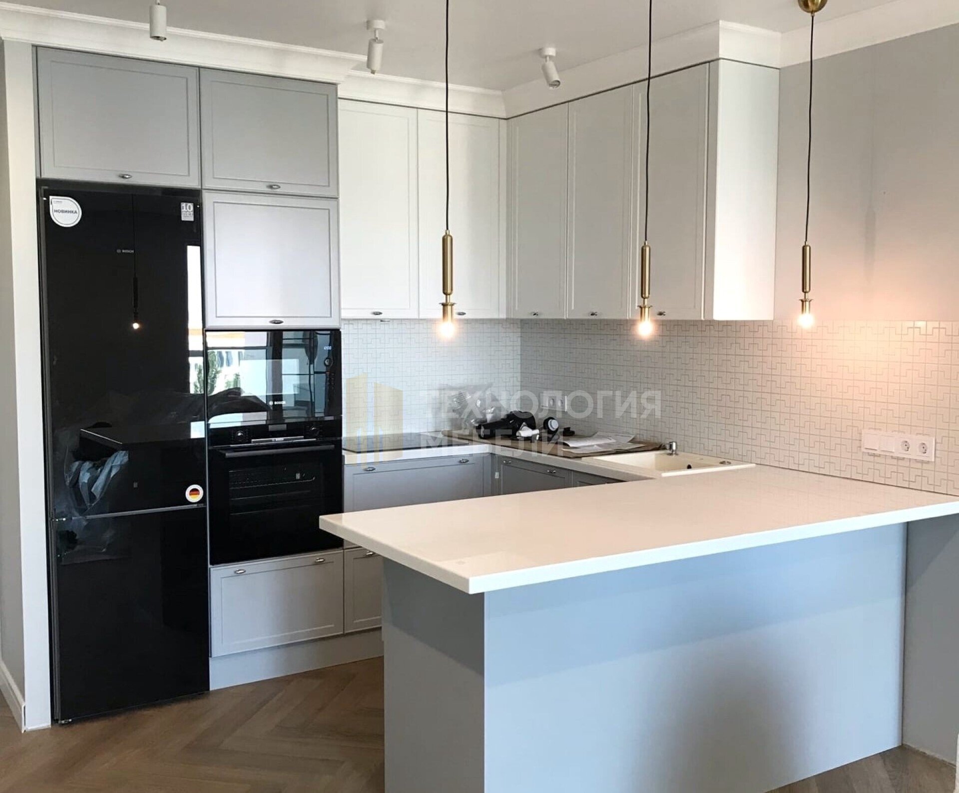 Кухня Сканди Лайт Грей